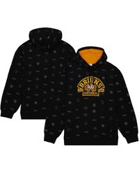Mitchell & Ness - Boston Bruins 100th Anniversary Allover Print Pullover Hoodie - Lyst