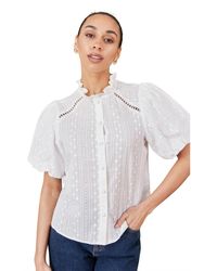 Yumi' - Puff Sleeve Shirt - Lyst