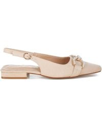 LONDON RAG - Salova Pearl-studded Horsebit Flats - Lyst