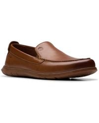 Clarks - Flexway Step Slip On Dress Casual Driving Loafers - Lyst