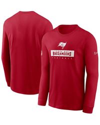 Nike - Tampa Bay Buccaneers Sideline Performance Long Sleeve T-shirt - Lyst