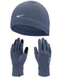 Nike - Fleece Hat & Gloves - Lyst