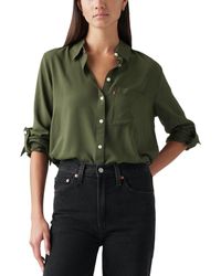 Levi's - Darlene Collared Button-front Shirt - Lyst