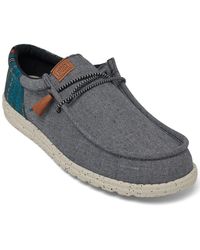 Hey Dude - Wally Funk Baja Casual Moccasin Sneakers From Finish Line - Lyst