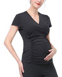 Kimi + Kai - Kimi + Kai Maternity V-neck Nursing Active Tee - Lyst