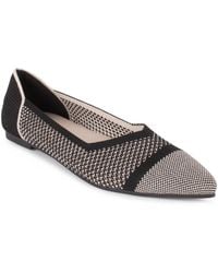 Tahari - Antigua Knit Slip-on Flats - Lyst