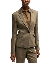 BOSS - Boss By Melange Slim-fit Blazer - Lyst