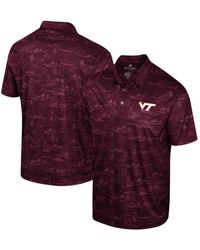 Colosseum Athletics - Virginia Tech Hokies Daly Print Polo Shirt - Lyst