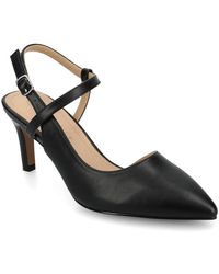 Journee Collection - Scipio Pointed Toe Pumps - Lyst