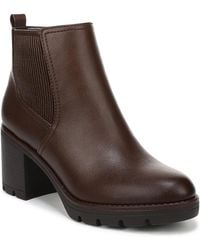 Naturalizer - Madalynn-gore Water Resistant Lug Sole Chelsea Booties - Lyst