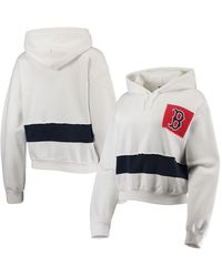 Women's Boston Red Sox Refried Apparel Navy Sustainable Pullover