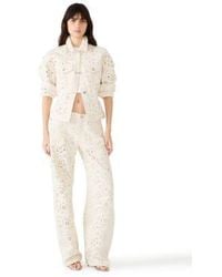 Steve Madden - Henrietta Button Front Jacket Rori Straight Jeans - Lyst