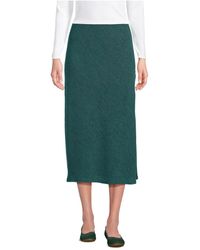 Lands' End - Crinkle Midi Skirt - Lyst