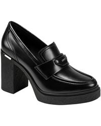 DKNY - Tafani Slip-on Heeled Loafer Pumps - Lyst