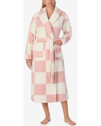 Sanctuary - Ultra-cozy Belted Check Wrap Short Robe - Lyst