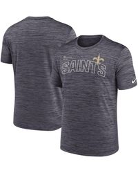 Men's Nike Black New Orleans Saints 2023 Sideline Alternate Logo Waffle Knit Long Sleeve T-Shirt Size: Small