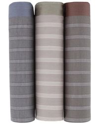 Trafalgar - Clark's Classy Patterned Cotton Handkerchiefs (3 Pack) - Lyst