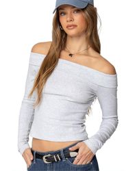 Edikted - Claudie Fold Over Top - Lyst
