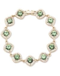 Givenchy - Pave & Round Crystal Halo Flex Bracelet - Lyst