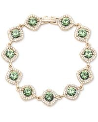 Givenchy - Pave & Round Crystal Halo Flex Bracelet - Lyst
