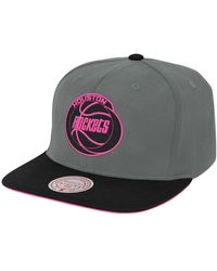 Lids Houston Rockets Mitchell & Ness Slash Century Snapback Hat - Red/Black