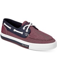 Nautica Spinnaker Boat Shoes - Red