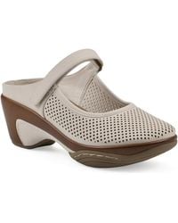 White Mountain - Vinto2 Mary Jane Clog Mules - Lyst