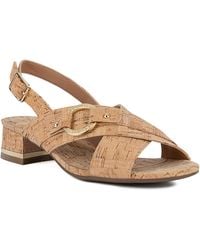 Jones New York - Grenel Crisscross Block Heel Dress Sandals - Lyst