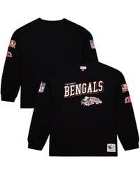 Mitchell & Ness - Cincinnati Bengals Training Camp Vintage Logos Long Sleeve T-shirt - Lyst