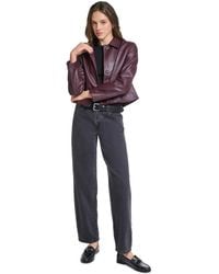 Levi's - Laydown Collar Cropped Snap Jacket - Lyst