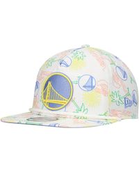KTZ - Golden State Warriors Palm Trees And Waves Golfer Adjustable Hat - Lyst