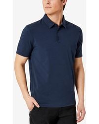 Kenneth Cole - Performance Button Polo - Lyst