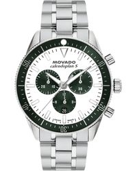 Movado - Calendoplan S Swiss Quartz Chrono Stainless-steel Watch - Lyst