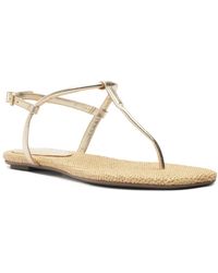 SCHUTZ SHOES - Elsha Round Toe Flat Sandals - Lyst