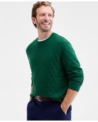 Club Room - Quilted Crewneck Sweatshirt - Lyst