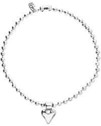 Uno De 50 - Sterling Plated Ball Necklace - Lyst