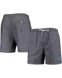 Tommy Bahama - New Orleans Saints Naples Layered Leaves Swim Trunks - Lyst