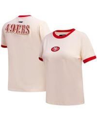 Pro Standard - Distressed San Francisco 49ers Retro Classic Ringer T-shirt - Lyst