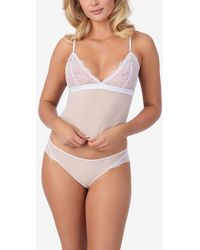 On Gossamer - Luxe Lace Triangle Camisole - Lyst