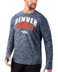 MSX by Michael Strahan - Denver Broncos Camo Performance Long Sleeve T-shirt - Lyst