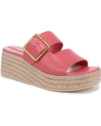 Franco Sarto - Taziana Open Square Toe Espadrille Slide Platform Sandals - Lyst