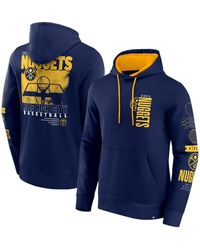 Fanatics - Denver nuggets Game Time Crossover Pullover Hoodie - Lyst