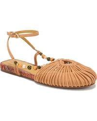 Circus by Sam Edelman - Kassie Caged Ankle Strap Flat Sandals - Lyst