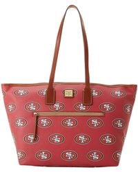Dooney & Bourke - San Francisco 49ers Sporty Monogram Large Zip Tote Bag - Lyst