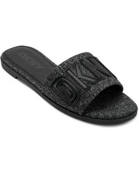 DKNY - Willow Slide Slip-on Flats Sandals - Lyst