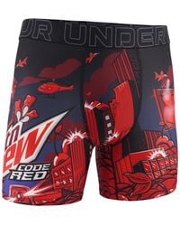 Under Armour - Mountain Dew Printed Performance Tech Mesh 6" Boxer Briefs - Lyst