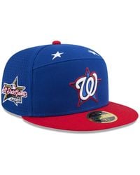 KTZ - Blue/red Washington Nationals 2025 Mlb All-star Game Workout Side Patch 59fifty Fitted Hat - Lyst