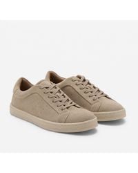 Mango - Suede Trainers - Lyst