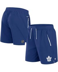 Fanatics - Toronto Maple Leaf's Authentic Pro Rink Performance Shorts - Lyst