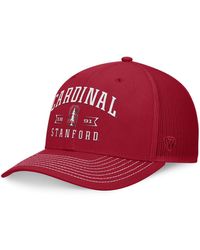 Top Of The World - Cardinal Stanford Cardinal Carson Trucker Adjustable Hat - Lyst